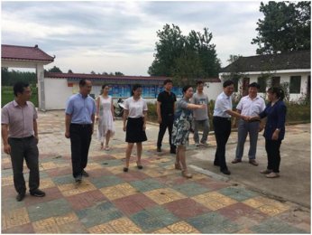 团市委书记谷光亚到光山看望驻村第一团支部书记